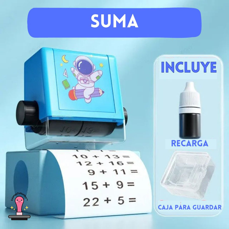 MathRollers™ - Sellos rodantes de matemáticas