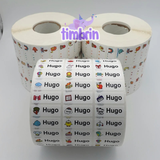 Stickers con nombre (60 stickers)