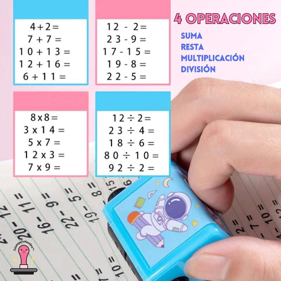 MathRollers™ - Sellos rodantes de matemáticas